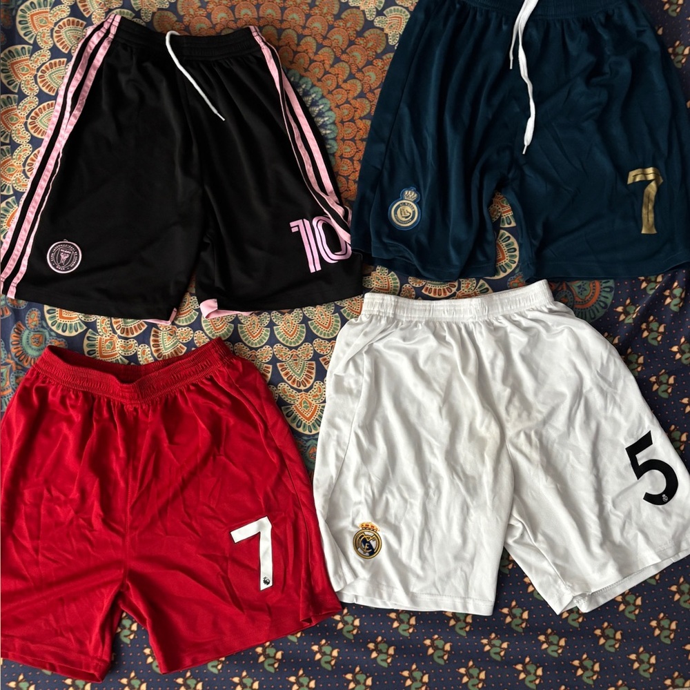Soccer Men's Sports Shorts Set